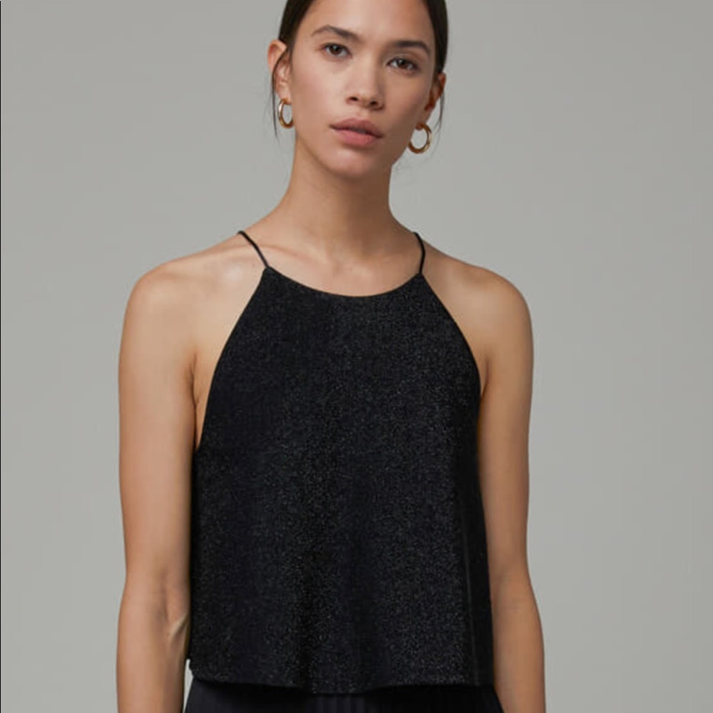 NWT Oak and Fort Sparkly Halter Tank